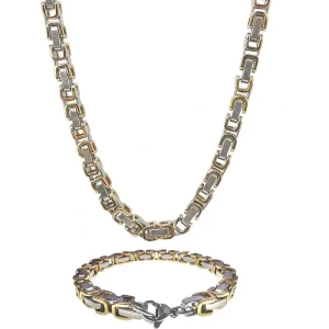 Armband kedja Silver/guld