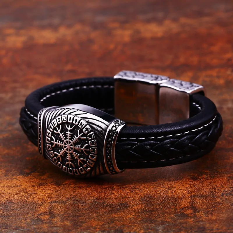 Armband – Nordisk mytologi – Skräckhjälmen med Valknut