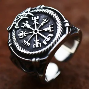 Ring – Nordisk Mytologi – Vegvisir och midgårdsormen