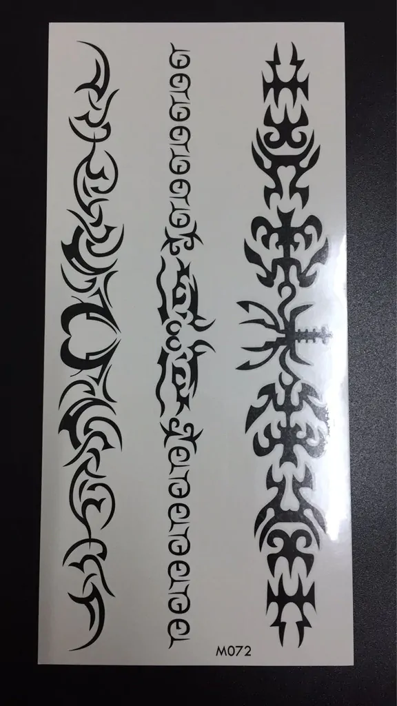 Tillfällig Tatuering 19 x 9cm – tribaler armband - Bild 2