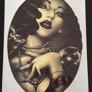 Tillfällig Tatuering 21 x 15cm – Classy Goth