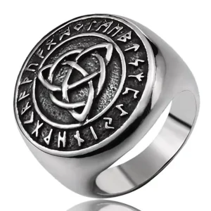 Ring – Nordisk mytologi – Klackring med Triquetra